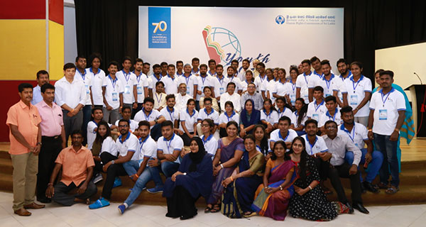 youth camp organized by the Human Rights Commission of Sri Lanka