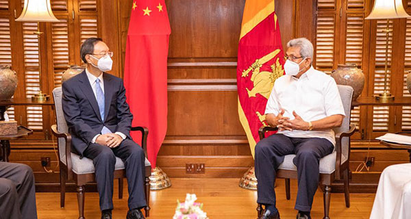 A political approach to emergency visit of Chinese diplomats to Sri Lanka…