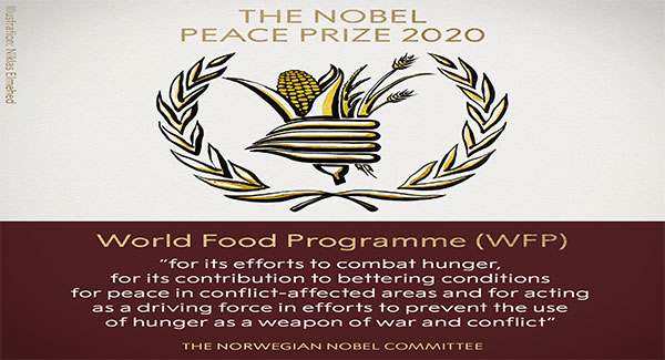 WFP won Nobel peace prize…