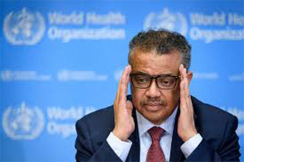 Director-general of the WHO has self quarantining…