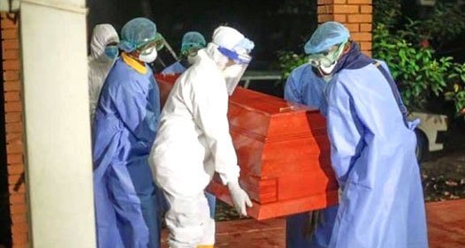 Corona death bodies were over loaded due to the opposition of cremation…