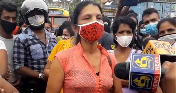 Protest in Next garment…