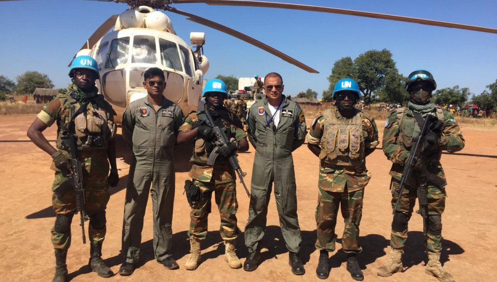 SL Aviation Unit in Minusca conducts ISR operations in Central Africa…