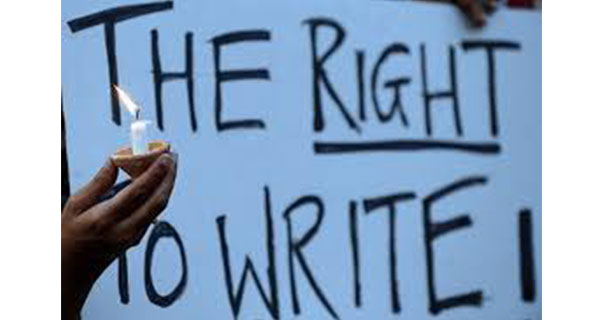 The right to freedom of expression may be restricted. But it should be according to the law!-FMM