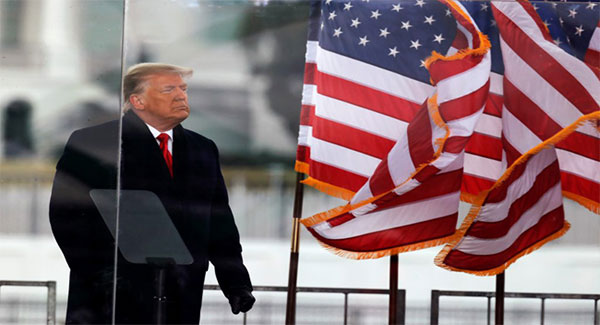 Trump pledges ‘orderly’ transition after riot and Biden win certification…