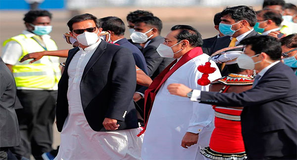 Pakistan PM arrived to Sri Lanka today…
