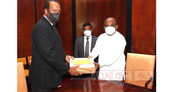 PCol final report copy handed over to Speaker…