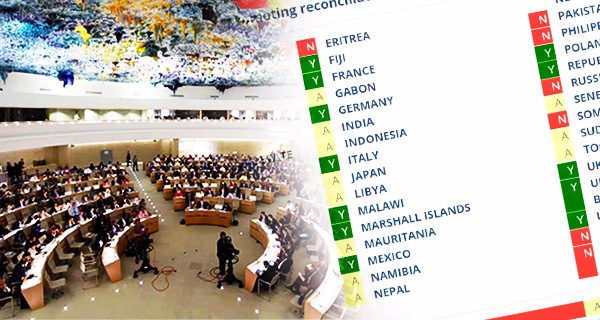 Geneva resolution against Sri Lanka passed by a majority vote…