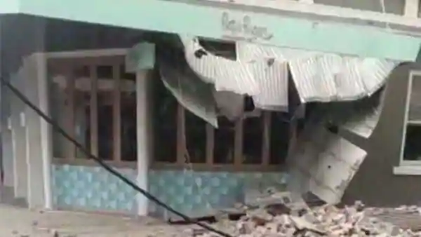 An earthquake in Australia.