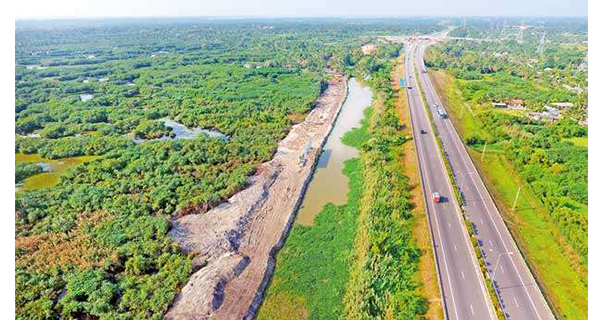 An attempt to set up a helicopter yard in the Muthurajawela reserve…