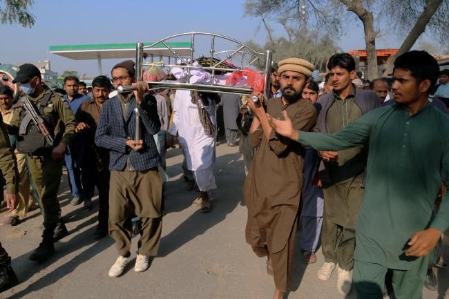 A man is tied to a tree and killed in Pakistan