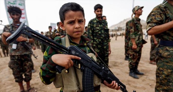 Hundreds of children soldiers dead in yeman war.