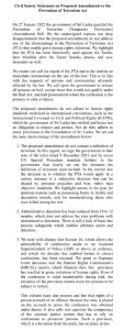 Civil Society Statement on Proposed Amendments to the Prevention of Terrorism Act