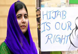 Malala Yousafzai fights for hijab