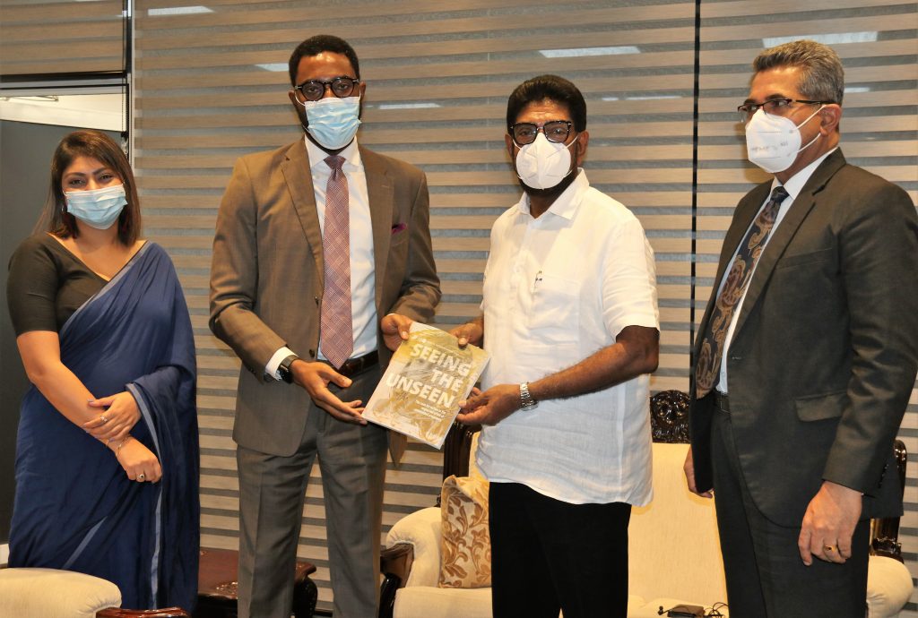 UNFPA presents its flagship publication “Seeing the Unseen: The case for action in the neglected crisis of unintended pregnancy,” to the Hon. Minister of Health