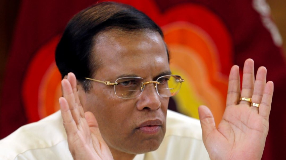 Sirisena has left the Paget Road residence