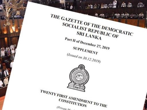 21st Amendment  was presented to the Cabinet today