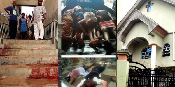 Gunmen opened fire on a catholic church in nigeria