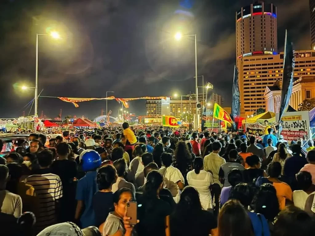 Aragalaya:Role of protests in political change