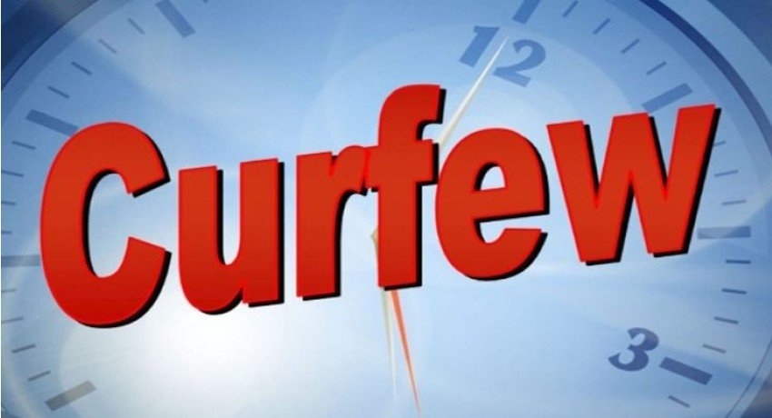 Police curfew imposed
