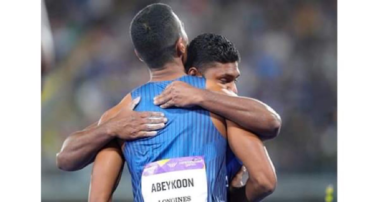 Yupun and Palitha secured medals for SL