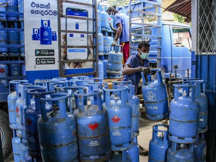Liter gas down by Rs.113