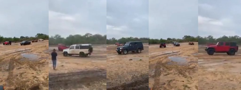 Guides & Park Rangers interdicted after video goes viral of SUV fleet joy riding inside Yala