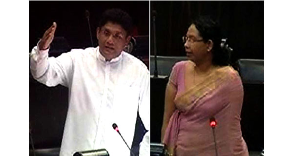 “සෞඛ්‍ය අංශ දුර්වලයි” සජිත් – “සෞඛ්‍ය අංශ විධිමත්” පවිත්‍රා