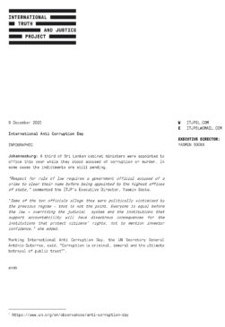 Cabinet members in Sri Lanka are corrupt