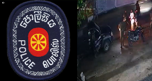 අරලගංවිල පොලීසිය මහපාරේදී ව්‍යාපාරිකයෙකුට පොලු වලින් පහර දෙයි.
