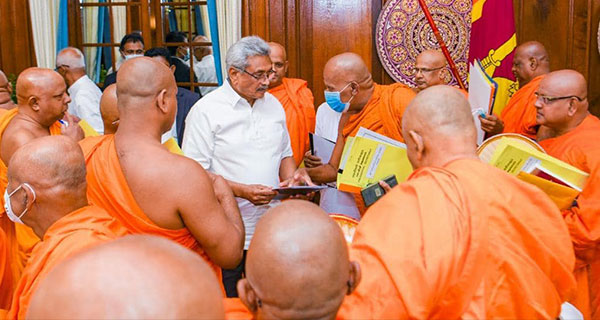 බෞද්ධ උපදේශක සභාව ජනාධිපතිවරයාට ලබා දුන් සහතිකය සුදු අලියෙක්ද?