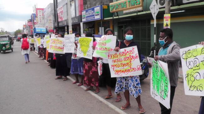 Women on hunger strike demanding solutions to microfinance crisis 