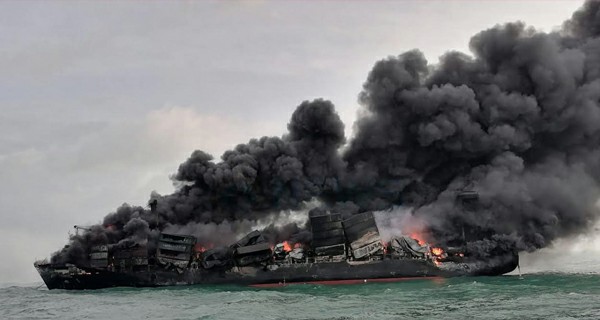 Express Pearl ship fire rohitha abeygunawardena