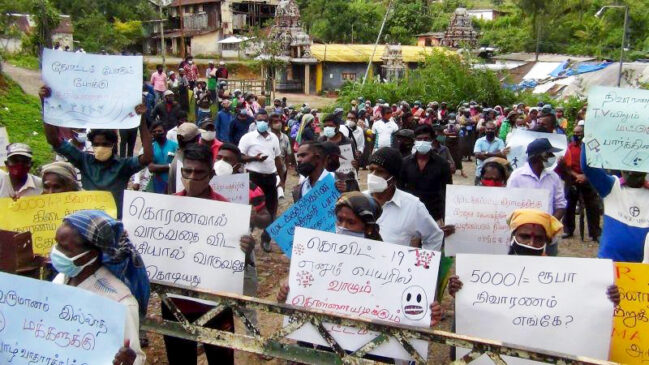 Plantation workers' struggles in sri lanka