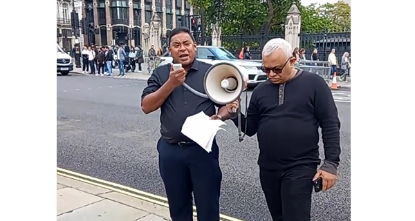 Protests in London demanding justice for Easter attack