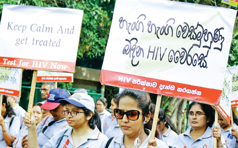 රට තුල HIV ආසාදිතයින් වැඩි වෙලා…