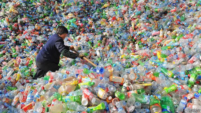 China dumps plastic in the ocean