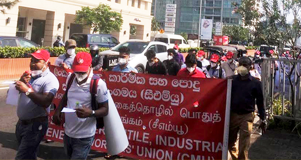 Trade unions protest against removal of CMU chairman