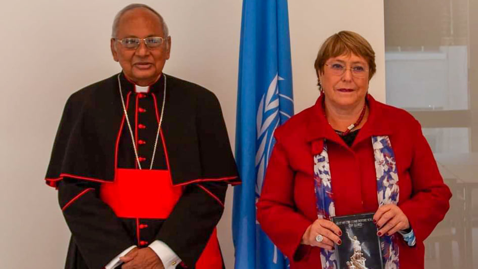 cardinal malcolm ranjith michelle bachelet united nations human rights council Geneva