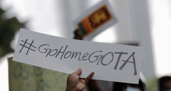 occupy galle face #GoHomeGota2022 protest in sri lanka today