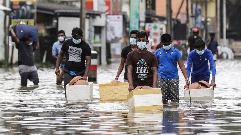 ගංගා වල ජල මට්ටම ඉහලට