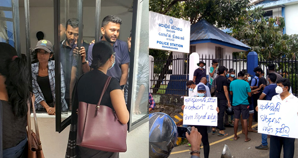 Maharagama protesters have no police bail