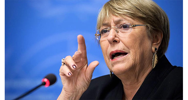 UN High Commissioner for Human Rights Michelle Bachelet urges Sri Lankan authorities to stop further violence