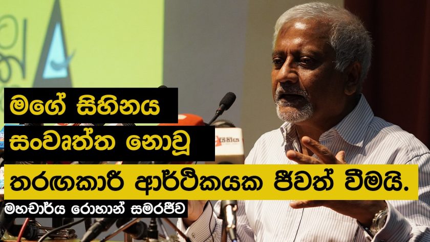 මගේ සිහිනය තරඟකාරී ආර්ථිකයක ජීවත් වීමයි