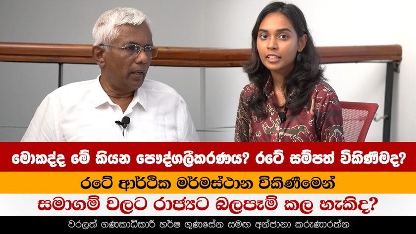 මොකද්ද මේ කියන පෞද්ගලීකරණය? රටේ සම්පත් විකිණීමද?