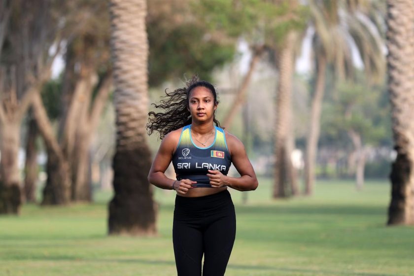 National Pole Vault Champion Sachini Perera