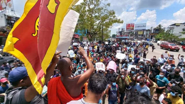 Sri Lanka is fighting against the covid virus of anarchism