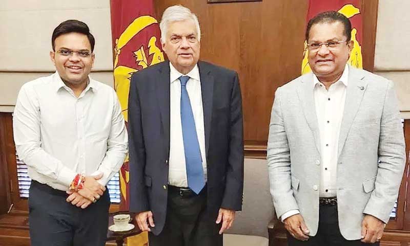 ආසියානු ක්‍රිකට් කවුන්සිලයේ සභාපති ජනපති මුණගැසෙයි…