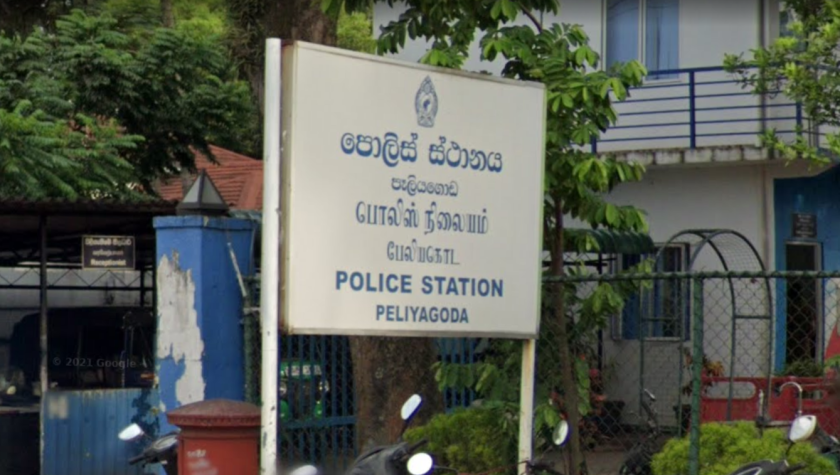 peliyagoda police station murder