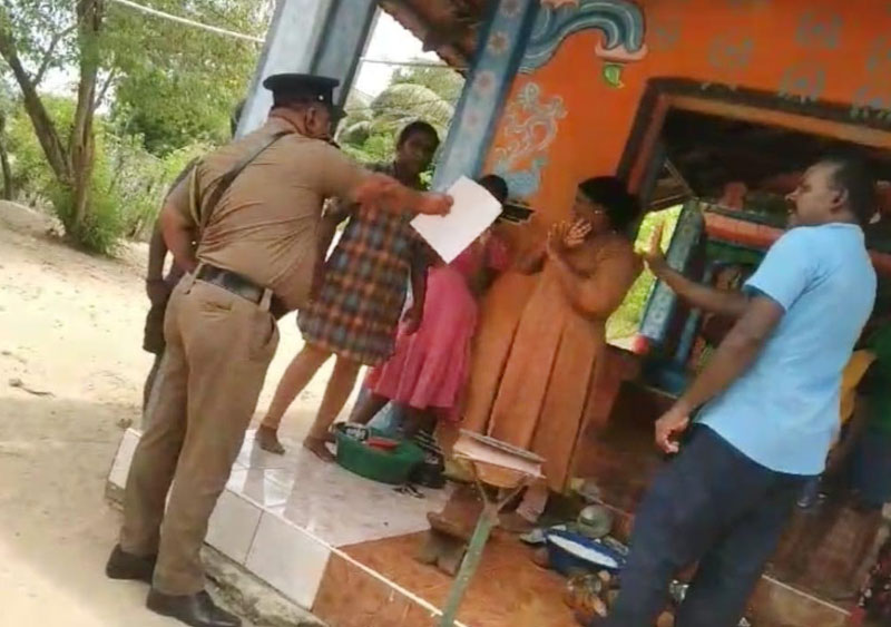 කැඳ දන්සලක් දුන්නාට උසාවි නියෝගයෙන් හතර දෙනෙකු කූඩු කෙරේ…